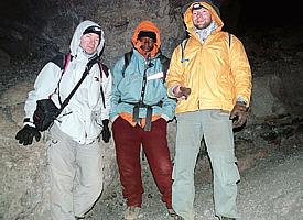 1.12.2004, 1:20 Uhr - der Sturm auf den Gipfel beginnt