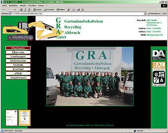 GRA GmbH - Web-Seiten