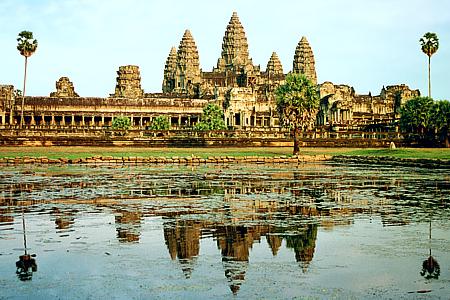 Die Tempelanlage von "Angkor Wat" / Kambodscha (2000)