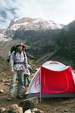 Der Kibo vom "Barranco Camp" / Kilimandscharo / Tansania (2004)