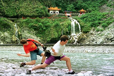 Zen-Kloster in der Taroko-Schlucht / Taiwan (1995)