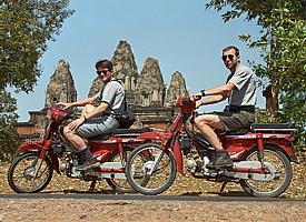Mit Mopets unterwegs nach "Angkor"