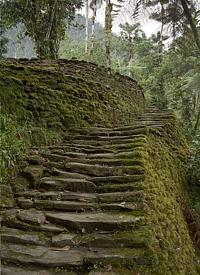 Ca. 2000 Stufen führen hinauf nach Teyuna