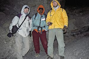 01.12.2004, 1:20 Uhr - der Sturm auf den Gipfel beginnt