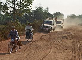 On "Highway 5" through Cambodia