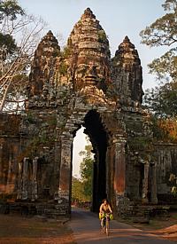 One of the four great gates of Angkor Thom