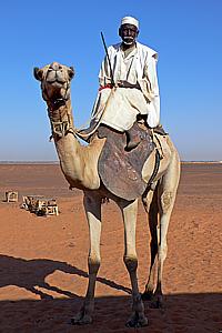 Beduine in der Nubischen Wüste