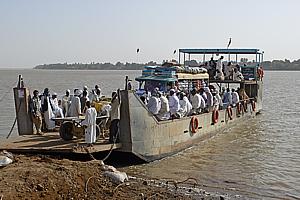 Die Nilfähre bei Atbara