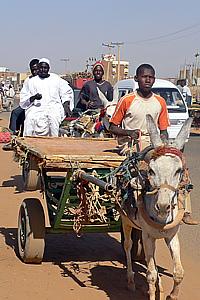 Straßenszene in Khartum